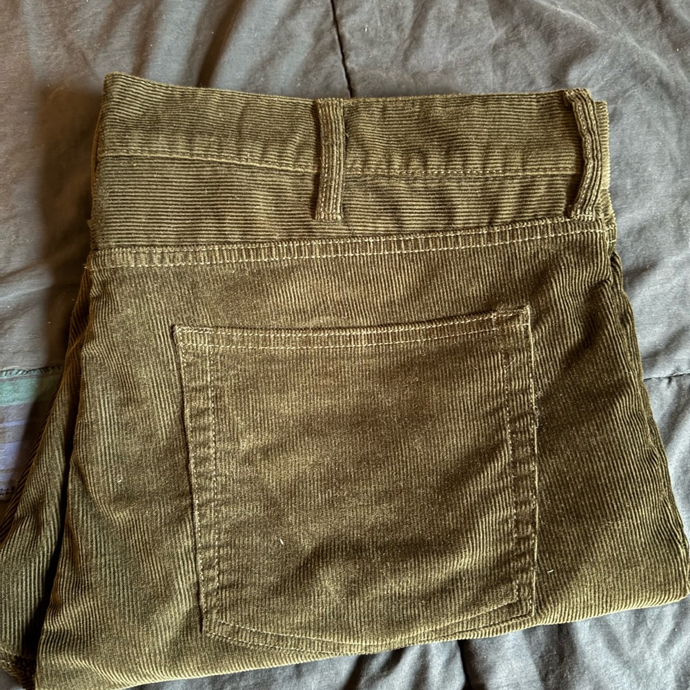 J. Crew Men's Corduroy Pants - dark green
